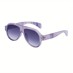 Men's Large Frame UV Resistant Sunglasses Leopard Print Beach Sunglasses