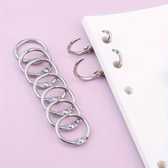 30pcs Assorted Sizes Binder Rings - 15 x 2.54cm, 10 x 3.81cm, 5 x 5.08cm