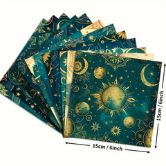 12pcs Tarot Card Starry Sky DIY Wrapping Paper Universe Literary Material