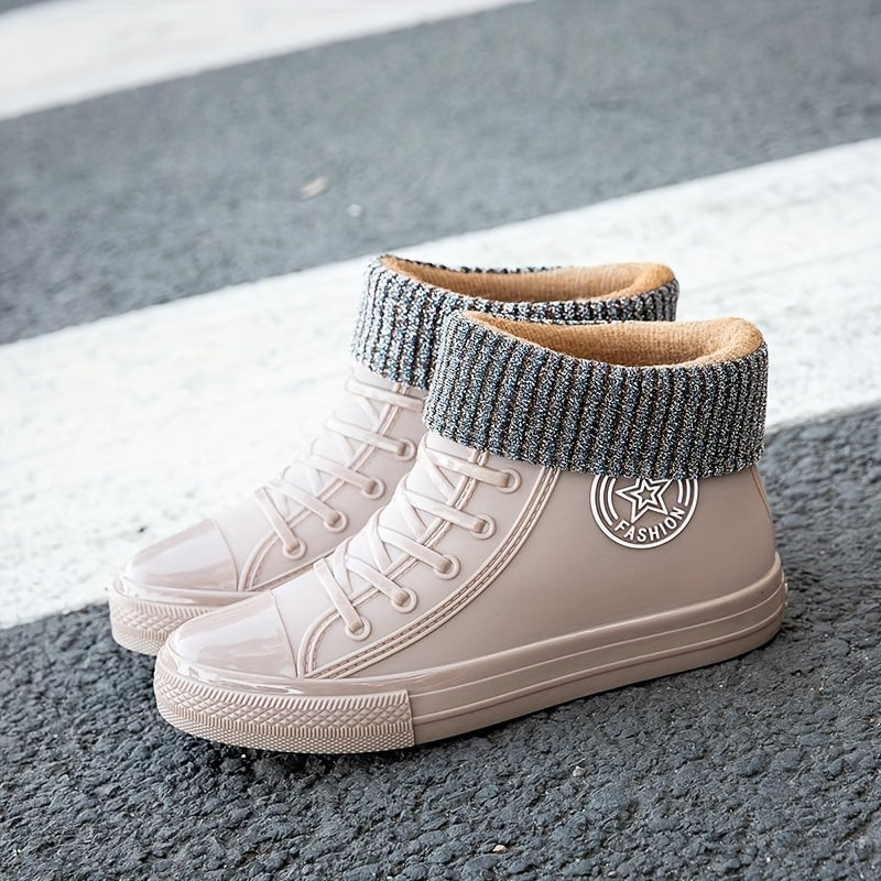 Women's Waterproof PVC Rain Boots Non slip Wear Resistance