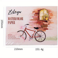 Watercolor Sketchbook Paper Drawing Painting Pencil Book School Supplies