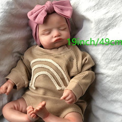 19in Reborn Rosalie Doll Soft Hair 3D Skin Tone Veins