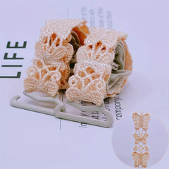 Butterfly Embroidery Bra Straps Invisible Elastic Adjustable Women's Lingerie