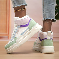 Women's Heighten Chunky Sneakers Faux Leather
