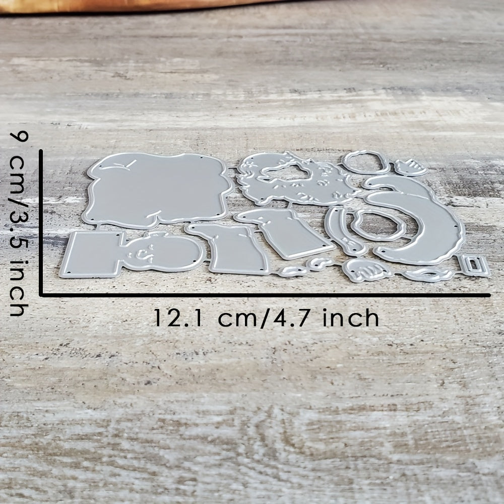 Catlove Christmas Santa Claus Metal Cutting Dies Scrapbooking Stencil