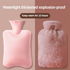Portable Water Injection Hot Water Bag Large Capacity PVC Hand Warmer