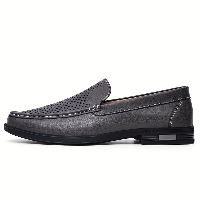 Men's PU Loafers Comfy Driving Shoes Soft Sole