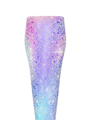 Mermaid Tail Costume Swimsuit With Monofin For Girls