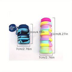 500ml Silicone Folding Water Cup Portable Camouflage Bottle