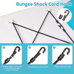 26 Pcs Bungee Shock Cord Hook For 1 4 Inch Cord Rope Kayaks