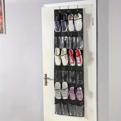 Over The Door Shoe Storage Hanging Bag 24 Grid Multifunctional Organizer