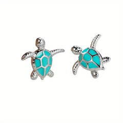 Colorful Turtles Stud Earrings for Girls
