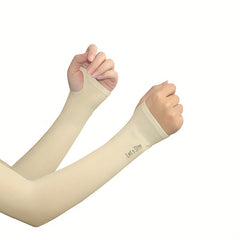 Unisex Sun Protection Ice Silk Arm Cover for Outdoor Sports - 12.99inch