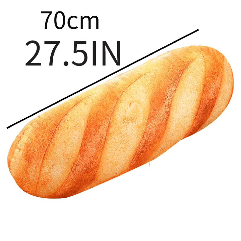 3D Simulation Bread Pillow Plush Toy for Kids