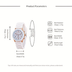 Kids Silicone Quartz Sports Wrist Watch