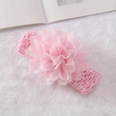 10pcs Baby Girls Chiffon Flowers Headband Hair Accessories