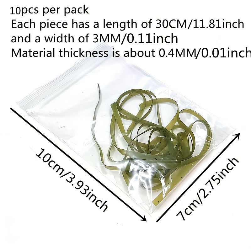 10pcs Fly Nymph Bait Making Materials Colorful Flies Tying Accessories