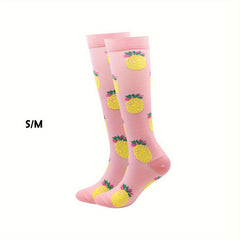 Compression Socks Men Women Knee High Stocking Sports Running Travel Nurses