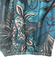 Paisley Print V Neck Harem Jumpsuit Spaghetti Strap Casual Summer Clothing