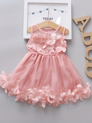 Flower Fairy Baby Girl's Party Dresses Mesh Princess Dress