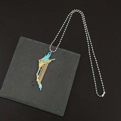 Sword Weapon Pendant Necklace Jewelry Gift For Game Boys