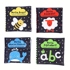 Baby Animal Cloth Book Infant Enlightenment