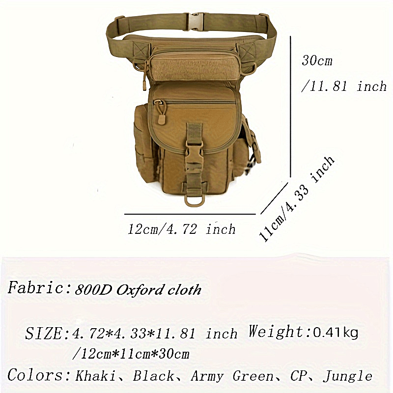 Waterproof Waist Pack for Fishing Riding - Outdoor Leg Bag