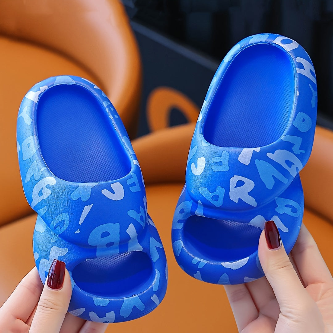 JIAGEYA Open Toe Slippers Girls Lightweight Indoor Bathroom Bedroom