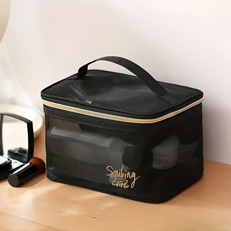 Transparent Toiletry Bag Waterproof Storage Bag for Travel and Camping
