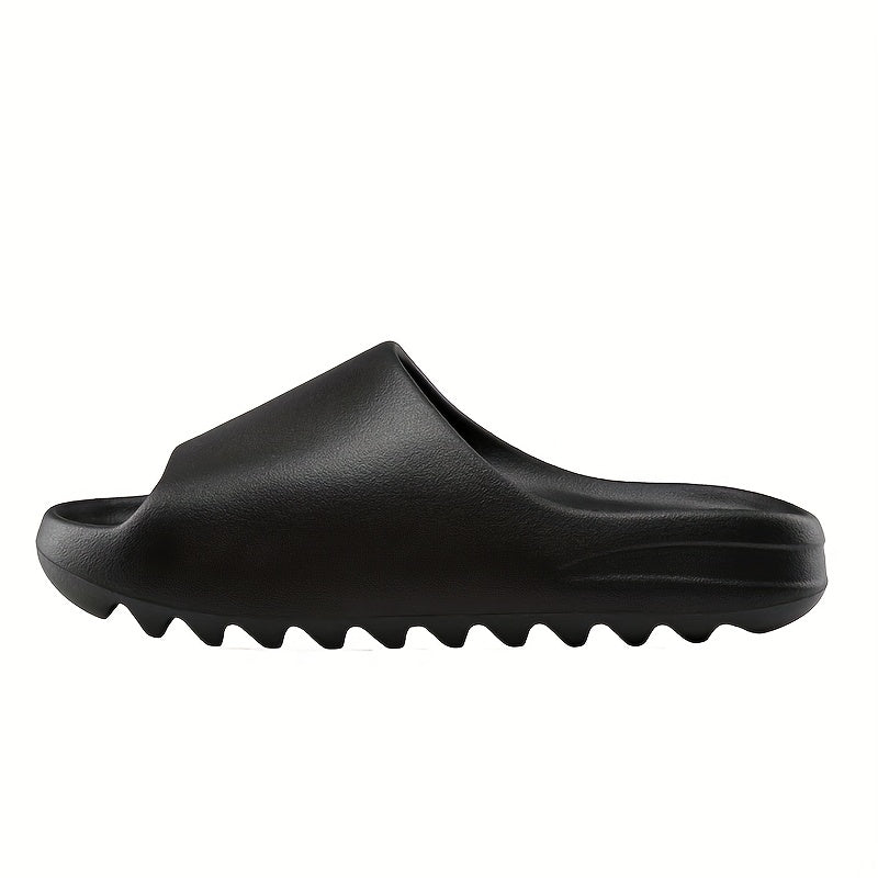 Men's Platform Slides Open Toe Slippers Beach Shoes