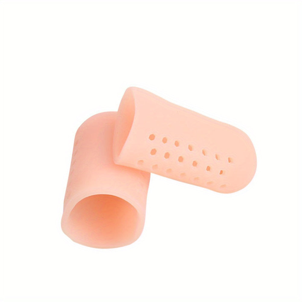 2pcs Silicone Toe Separators Toes Care Protector for Night and Home Use