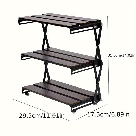Beech Wood Shelf for Office Desk Supplies