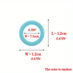 100pcs Hand-knit Setting Circle O-shaped Hook And Loop Hand-knit Material