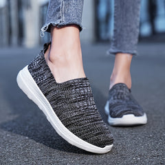 Women's Mesh Breathable Slip On Walking Shoes