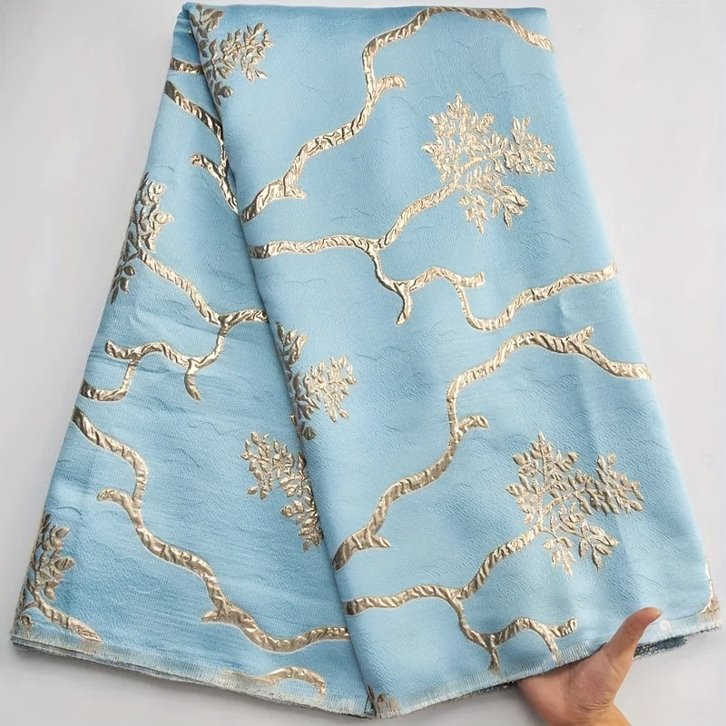 African Gilding Lace Fabric Embroidery Print Brocade Lace