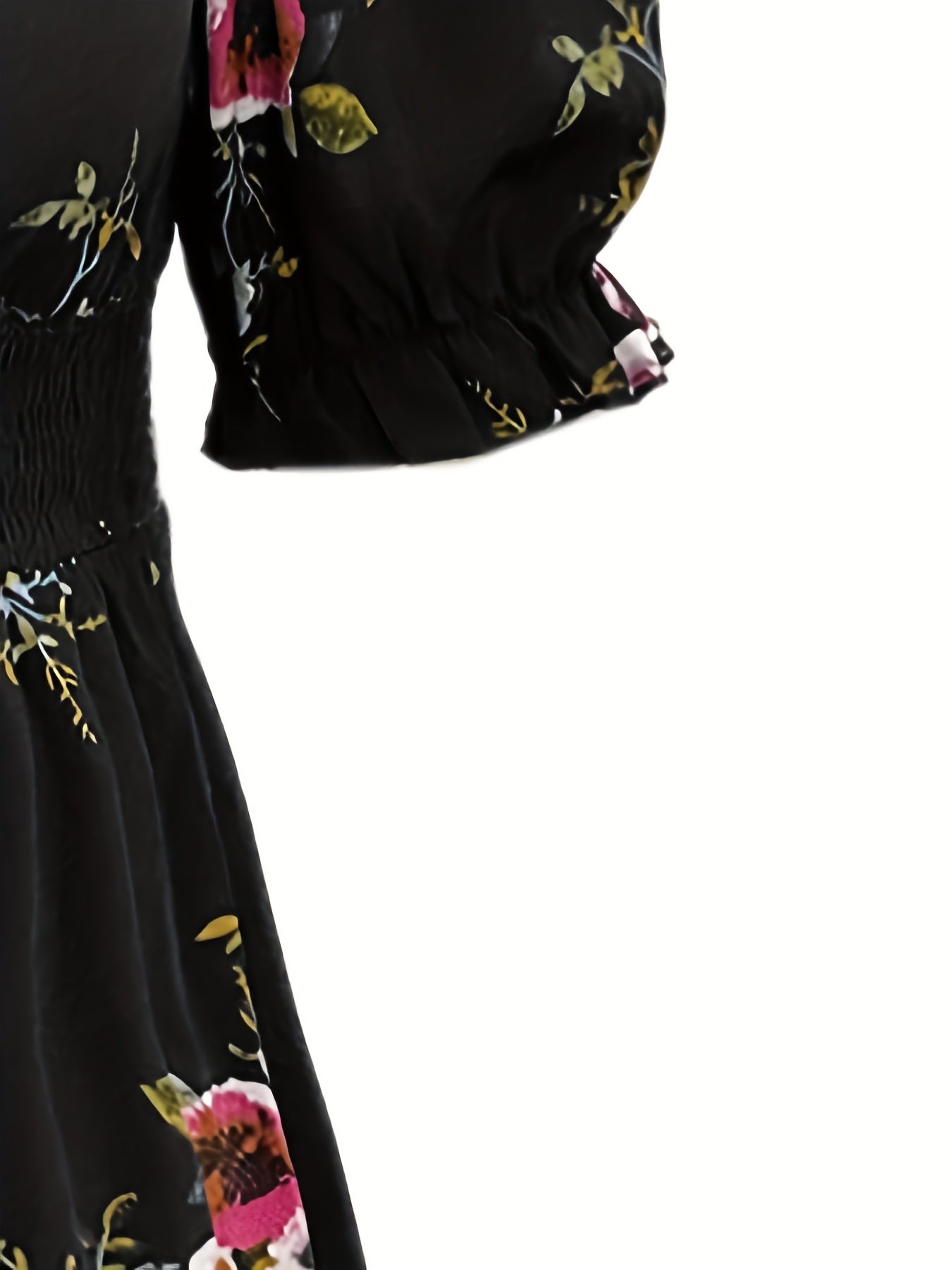 Floral Print Off Shoulder Summer Dress