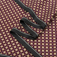 Men's Printed Double Layer Neck Scarf