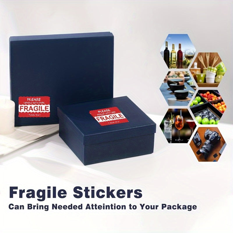 120pcs Crushable Stickers with Nursing Handle for Moving Glass