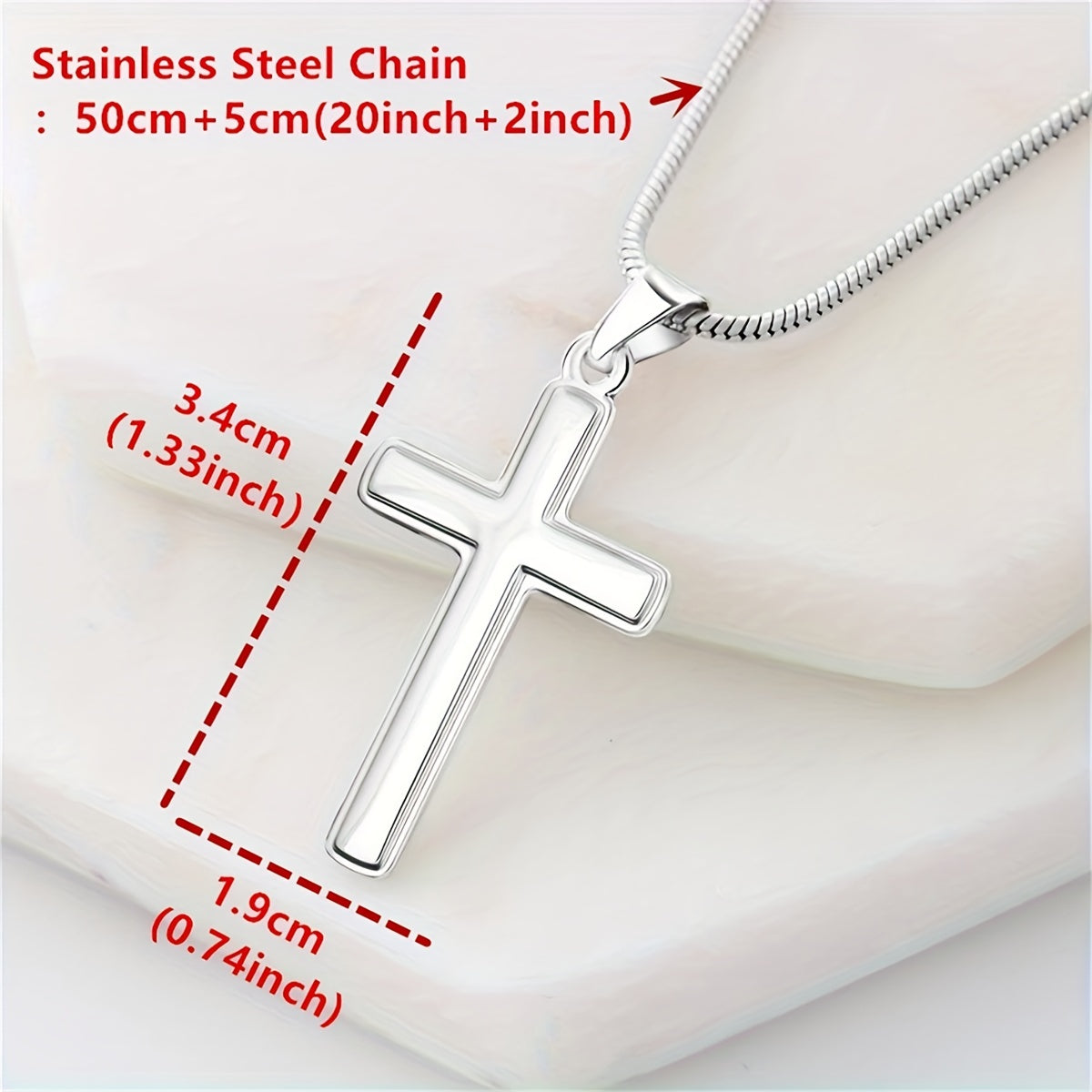 Father's Gift From Daughter Son Daddy Birthday Gift Father Cross Necklace