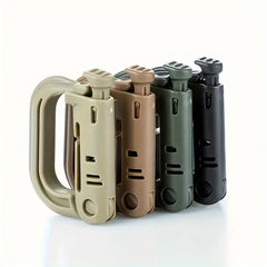 5pcs Carabiner D Ring Locking Hooks For Backpacks Key Chains