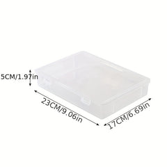 Desktop Storage Box Transparent A5 File Storage Box