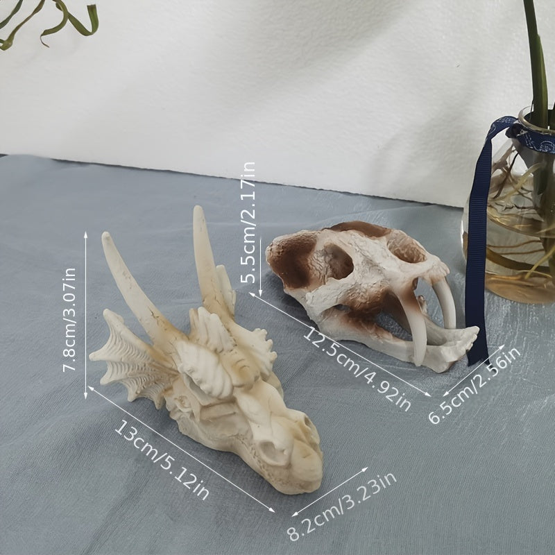 Dinosaur Skull Resin Skeleton Aquarium Decoration Ornaments