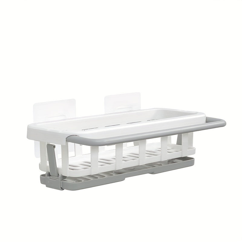 Telescopic Rag Rack Kitchen Storage Rack Wall-mounted Seasoning Rack