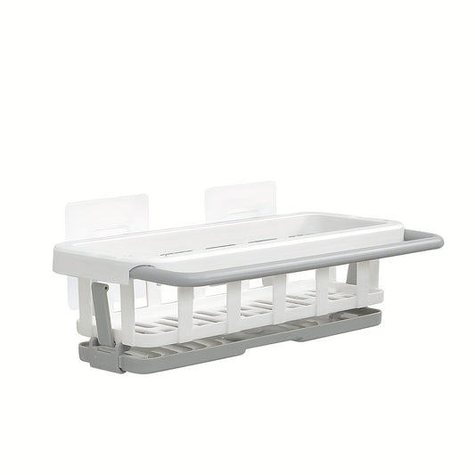 Telescopic Rag Rack Kitchen Storage Rack Wall-mounted Seasoning Rack