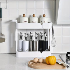 Floor Standing Storage Rack Kitchen Living Room Movable Small Cart