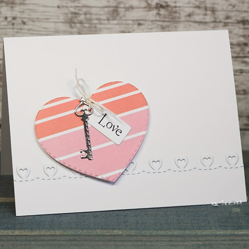 Mini Heart Edge Metal Cutting Dies for DIY Gift Package and Card Making