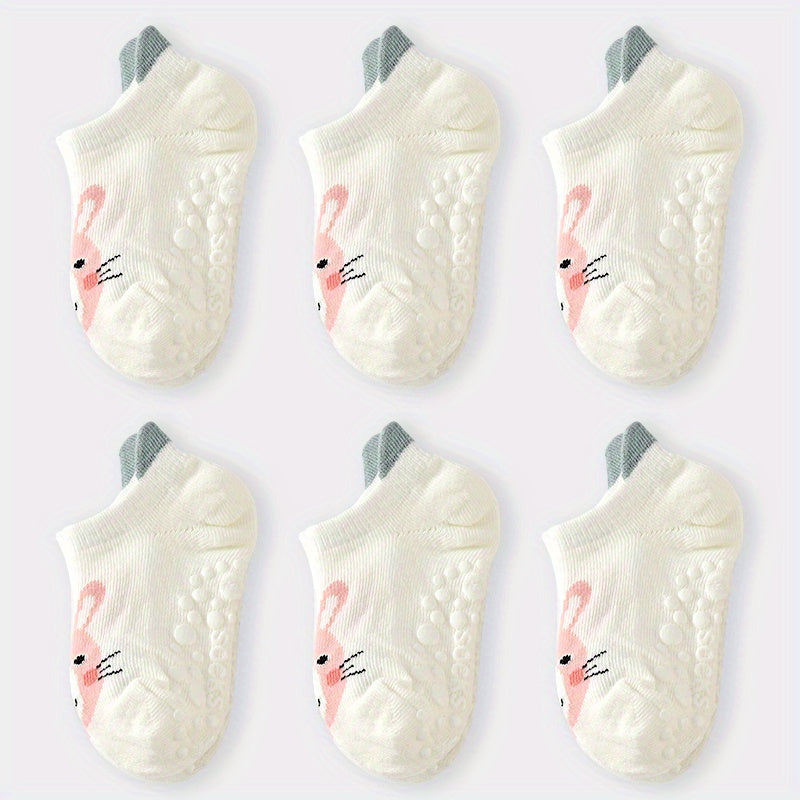 6pcs Adorable Cartoon Socks for Kids