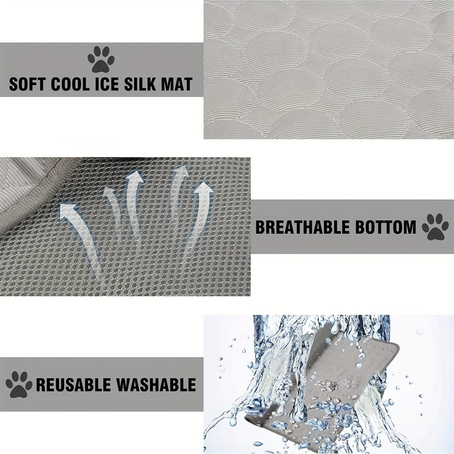 Pet Viscose Cooling Mat Dog And Cat Viscose Pet Cooling Mat
