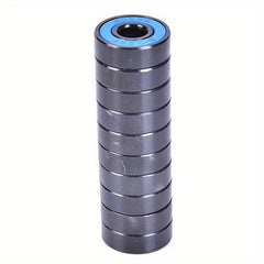 10Pcs 608 2RS Bearing Set Deep Groove Steel Sealed Ball Bearings