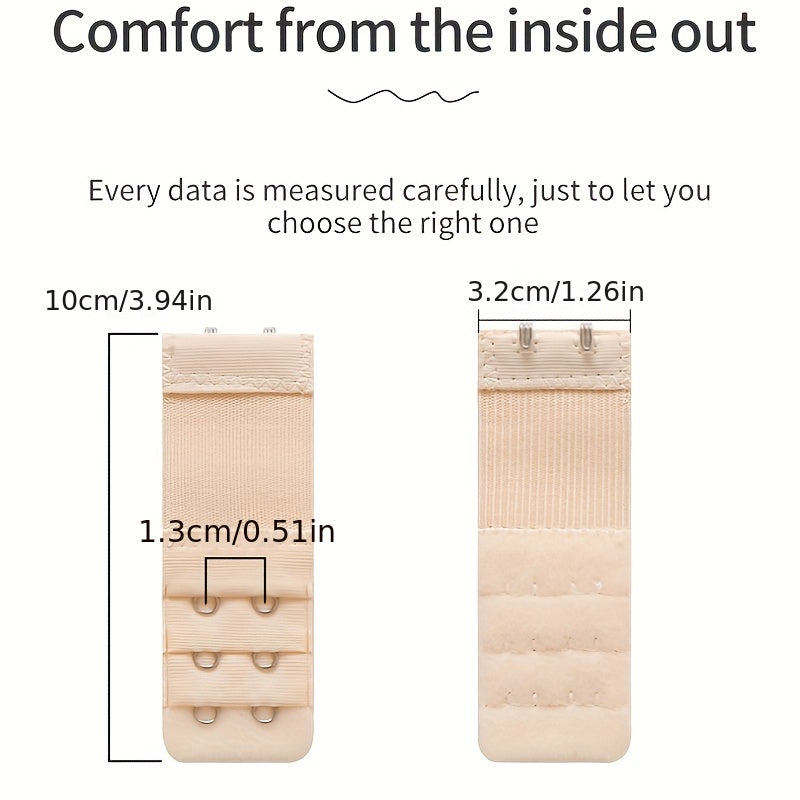 8pcs 2 Hooks Bra Strap Extenders Adjustable Bra Band Buckle